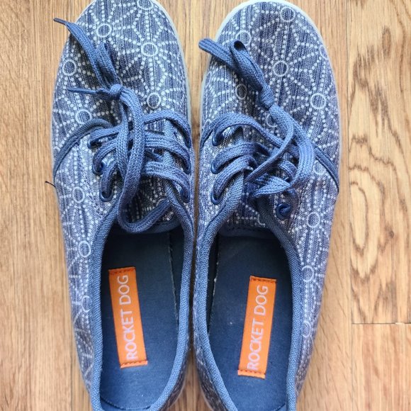 Rocket Dog Shoes - ROCKET DOG Blue Geometrical Print Sneakers